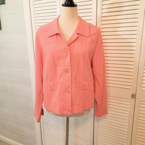 Kim Rogers Jackets & Blazers - Kim rogers linen jacket sz 12